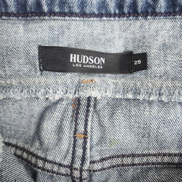 Hudson Stylish Blue Jeans with Orange Accents - Picture 4 of 8